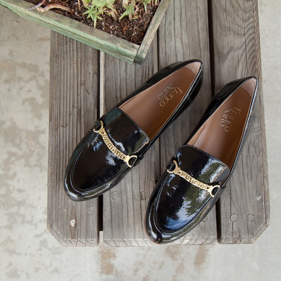 Franco Sarto Shoes - New Franco Sarto Black Patent Leather Loafer
